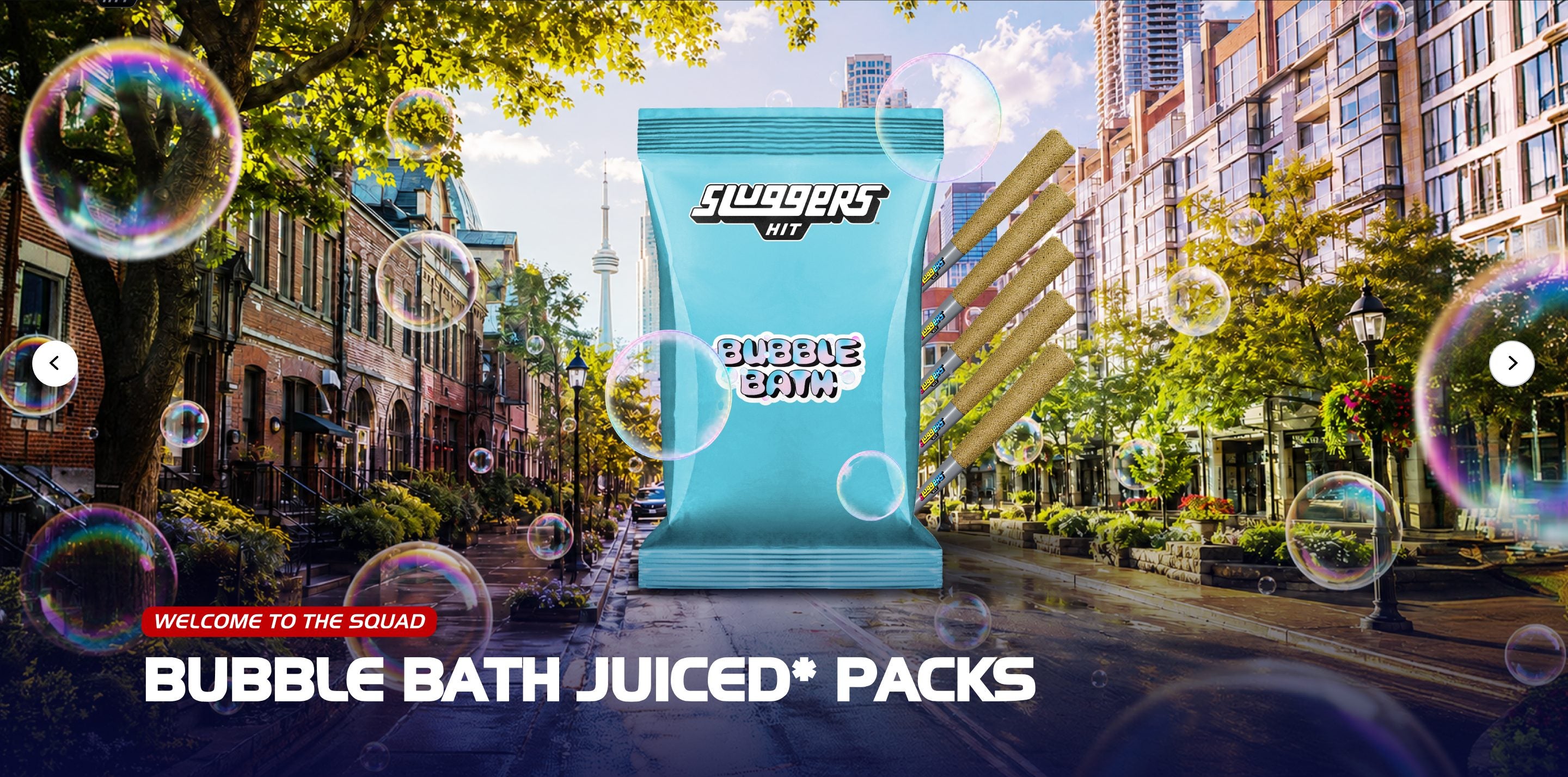 Bubble Bath Juiced* Packs. Welcome to the squad.